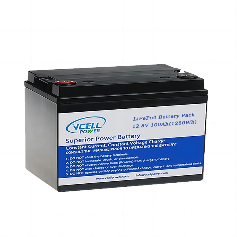 Pin LiFePO4 chu kỳ sâu 12,8V 12V 100Ah