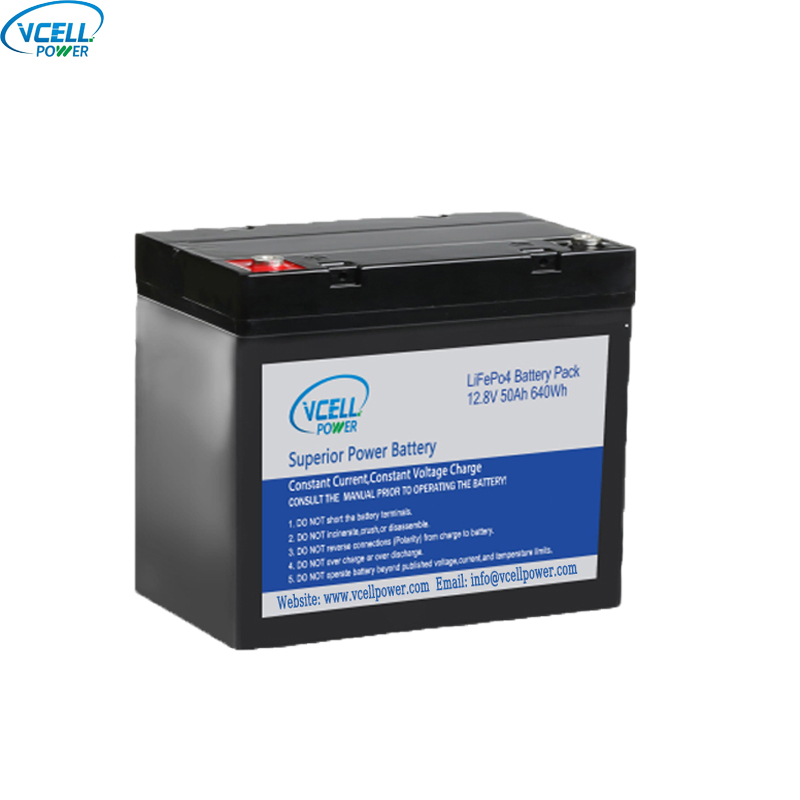 Bộ pin LiFePO4 chu kỳ sâu 12,8V 50Ah