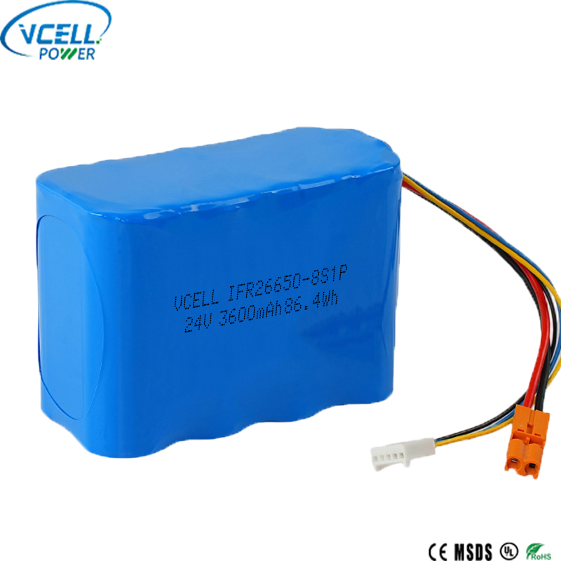 Bộ pin sạc 24V 3600mAh 26650 LiFePO4