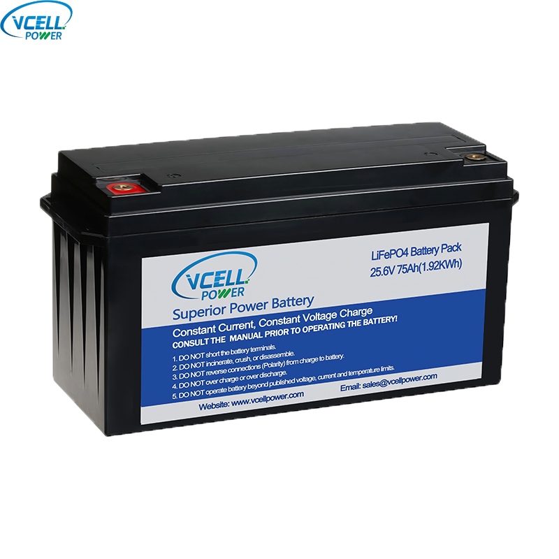 Pin LiFePO4 chu kỳ sâu 24V 75Ah