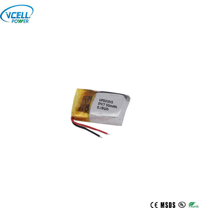 Pin lithium polymer mini 3.7V 501015 50mAh
