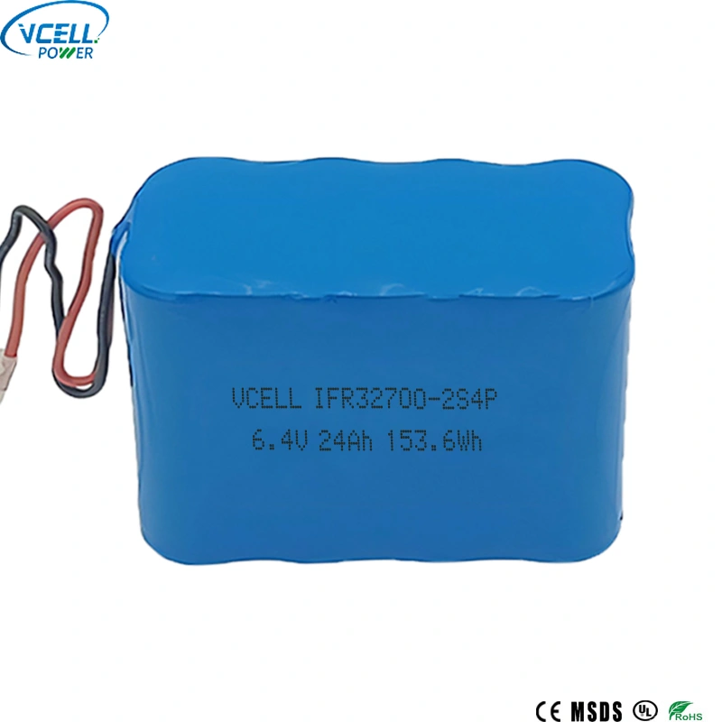 Bộ pin sạc 6.4V 24Ah LiFePO4