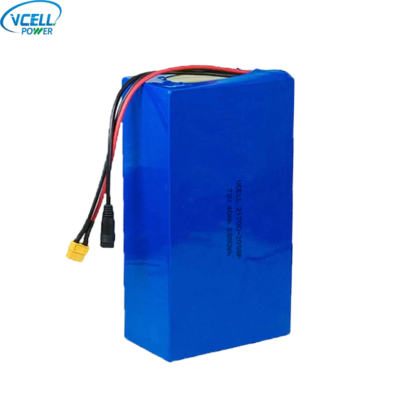 Pin Lithium Ion có thể sạc lại 72V 40Ah